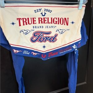 True Religion x Ford Graphic Tie Top